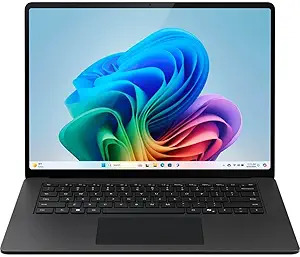 Microsoft Surface Laptop (2024), Windows 11 Copilot+ PC, 15" Touchscreen Display, Snapdragon X Elite (12 core), 32GB RAM, 1TB SSD Storage, Black