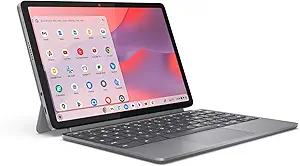 Lenovo Chromebook Duet - 2025 - Convertible Laptop - ChromeOS - 10.95" WUXGA IPS Touch Display - 4GB Memory - 64GB Storage - MediaTek Kompanio 838 - Luna Grey