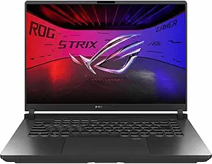 ASUS ROG Strix G16 (2025) Gaming Laptop, 16” ROG Nebula Display 16:10 2.5K 240Hz/3ms, NVIDIA® GeForce RTX™ 5060 Laptop GPU, Intel® Core™ Ultra 9 Processor 275HX, 32GB DDR5, 1TB PCIe SSD, Wi-Fi 7