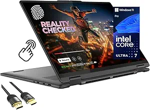 Lenovo Yoga 7i 2-in-1 Laptop, 16" 2K Touchscreen Display, Core Ultra 7 155U (Up to 4.80 GHz), 16GB DDR5, 1TB PCIe SSD, Wi-Fi 6E, Backlit KB, FP Reader, TB 4, Webcam, Keypad, PDG HDMI, Win 11 Pro