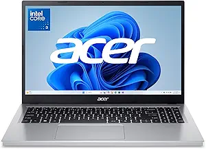 acer Aspire Go 15 AI Ready Laptop | 15.6" FHD (1920 x 1080) IPS Display | Intel Core 3 Processor N355 | Intel Graphics | 8GB DDR5 | 128GB UFS | Wi-Fi 6 | Windows 11 Home in S Mode | AG15-32P-39R2