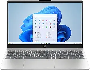 HP 15.6" Business Laptop, Free Microsoft Office 2024 Lifetime License, Copilot AI Chat, HD Touchscreen Display, Intel 6-Core i3-1215U 4.4 GHz, 16GB RAM, 1TB SSD, Long Battery Life, Windows 11 Pro