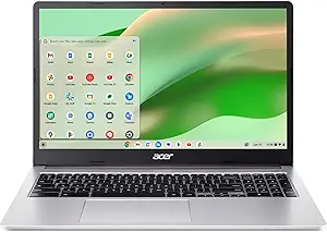 acer Chromebook 315 Laptop | Intel Celeron N4500 | 15.6" Full HD IPS Display | Intel UHD Graphics | 4GB LPDDR4X | 64GB eMMC | Intel Wi-Fi 6 | DTS Audio | USB Type-C | Chrome OS | CB315-4H-C8XU