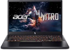 acer Nitro V Gaming Laptop | Intel Core i9-13900H Processor | NVIDIA GeForce RTX 5060 Laptop GPU | 15.6" FHD IPS 165Hz Display | 16GB DDR4 | 1TB Gen 4 SSD | Wi-Fi 6 | Backlit KB | ANV15-52-98KV
